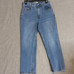 Abercrombie & Fitch Blue Straight Leg Jeans